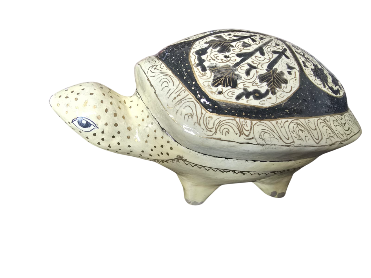 Paper Mache box, Authentic lacquered papier mache box hand painted with embosed mughal darbar and deer around the box by Kashmiri artists